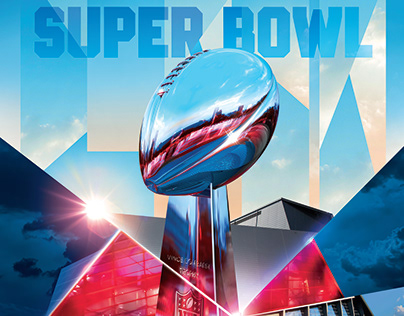 Super Bowl LIII Theme Art