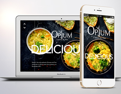 Opium Restaurant Website Design & Development