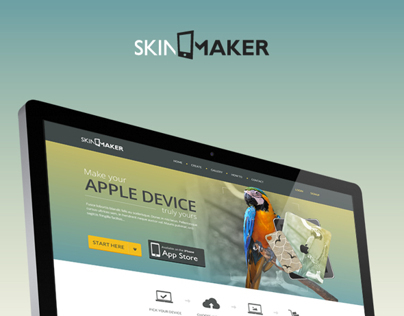 SkinMaker Website Design