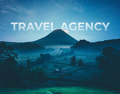 Travel agency website. Web design. Ui/Ux design.