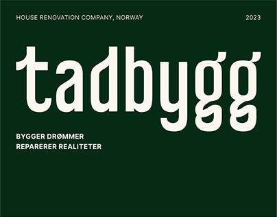 Project thumbnail - Tadbygg — logotype