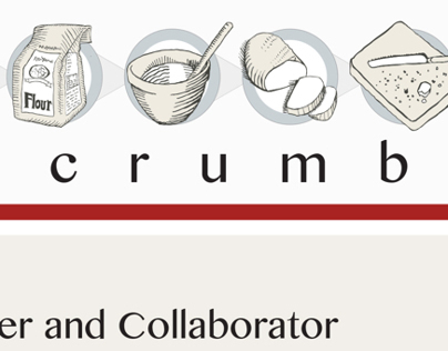 Breadcrumbed Food Blog Logo and Business Card Project