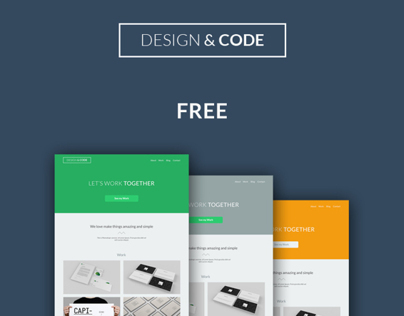 Design & Code - Free PSD