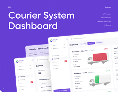 Wayels – Courier System Dashboard