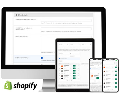 Редизайн приложения для Shopify
