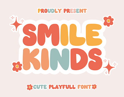 Smile Kinds - cute playfull Font