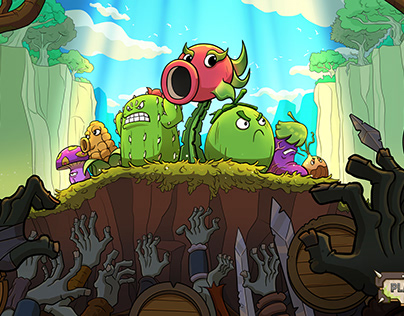 Plants VS Zombies Online on Behance