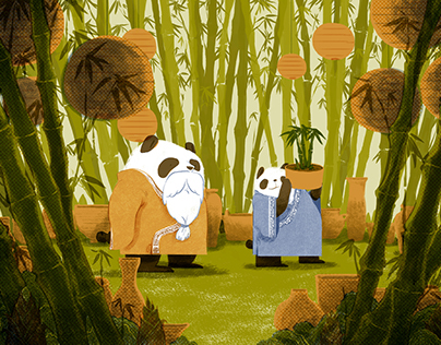 Panda's secret garden