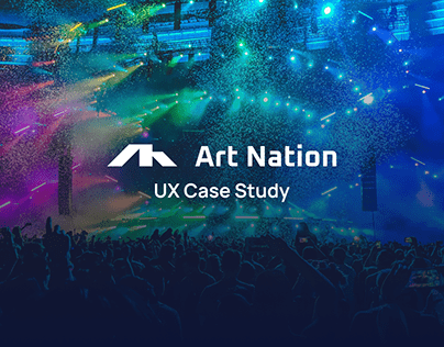UX Case Study - Art Nation - Event booking app