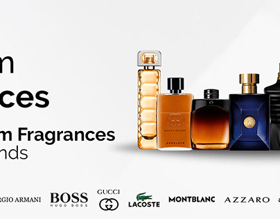 Web Banner For Premium Fragrances