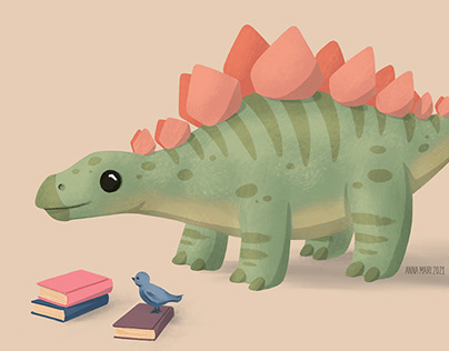 Project thumbnail - Dinosaur and Bird Like Books