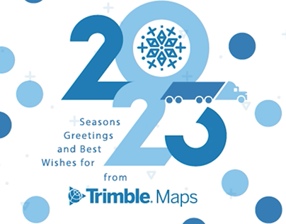 Trimble Maps Holiday Cards