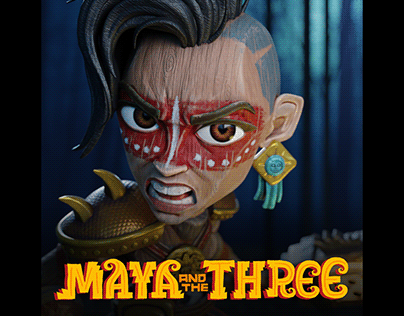 Wooden Maya and the Three