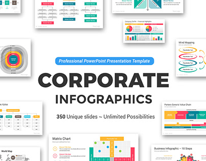 Corporate PowerPoint Infographics Pack