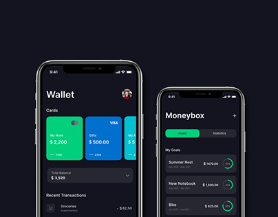 Wallet & Moneybox App