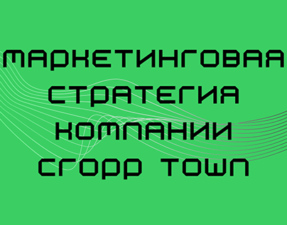 marketing strategy of Cropp Town company