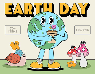Earth Day Cartoon Collection