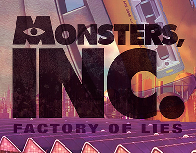Monsters Inc. Factory of Lies Cover