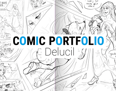 Project thumbnail - Comic Portfolio_ Delucil_art 2023