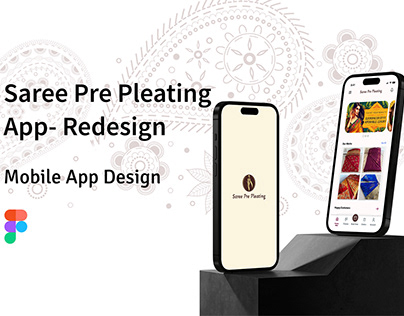 Saree Pre Pleating-Mobile Design
