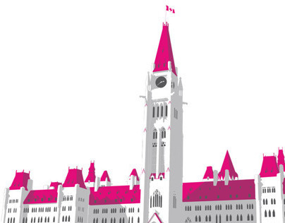 Canadian Parliament Building, Graphic Design