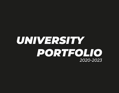 University Portfolio | Graphic Design | 2020 - 2023