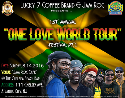 Jam Roc :One Love World Tour" - 2016