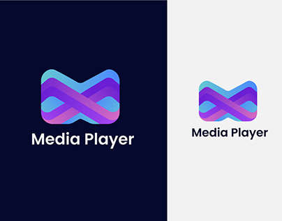 Media Player Logo, Logo design, Branding