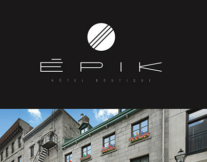 EPIK boutique hotel in Old Montreal visual brand