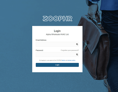 ZOOPHR - Website Design