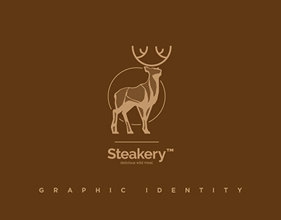 STEAKERY™ delicious wild meal — Graphic Identity