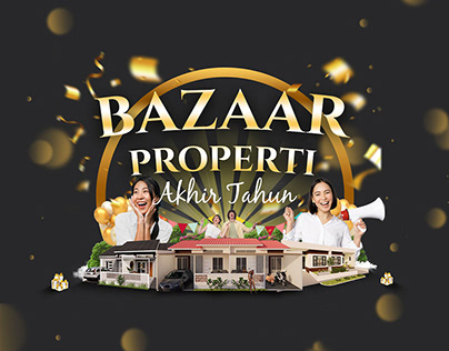Bazaar Properti | Event Logo, Social Media & Banner