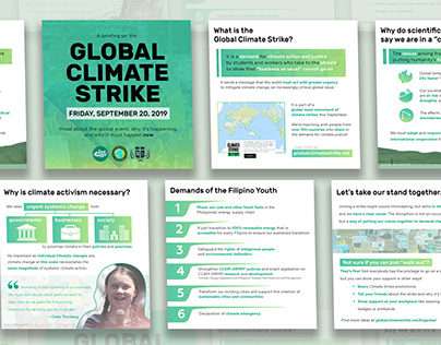 2019 Global Climate Strike Infographics & Poster