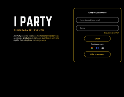 Iparty web interface