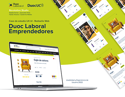 Project thumbnail - Caso rediseño web Duoc Laboral Emprendedores