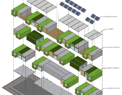 LIVING IN A CONTAINER - SOCIAL HOUSES