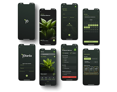PLANTA- UI Designs (Concept Mobile App)