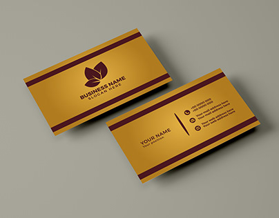 Luxury business card design