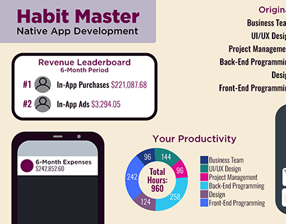 Mobile App Production Budget Infographic