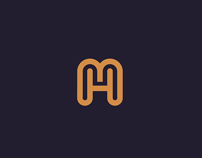M + H logo concept