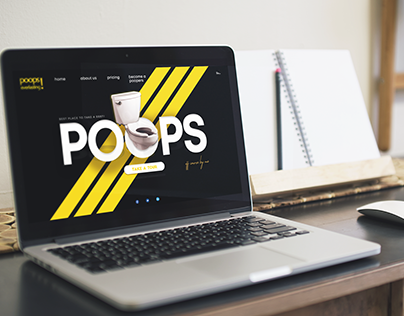 Poops Landing page design for fun!