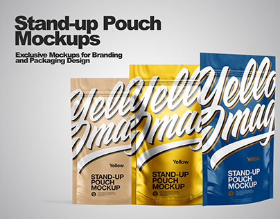 Stand-up Pouch Mockup PSD