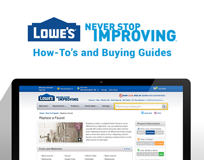 How-To’s and Buying Guides UX Redesign