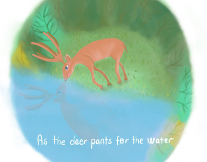 As the deer pants for the water
