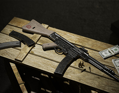 STG 44 Assault Rifle / Game-Ready Model