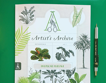 Artist's Archive Tropical Foliage Visual Encyclopedia