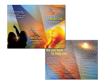 Novata Behavioral Health Tri Fold Brochure