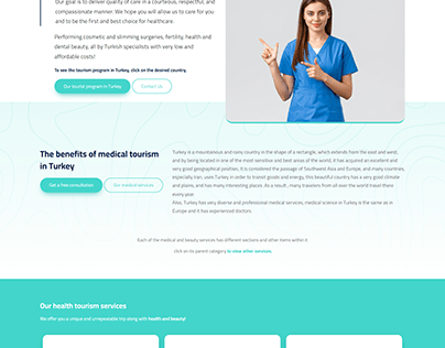 Medical Website template