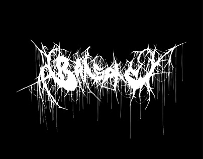 "Bansone" Brutal death metal logo for Bansone.