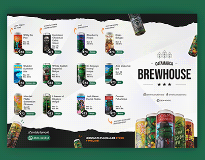 Catalogo de Productos "Brewhouse Catamarca"